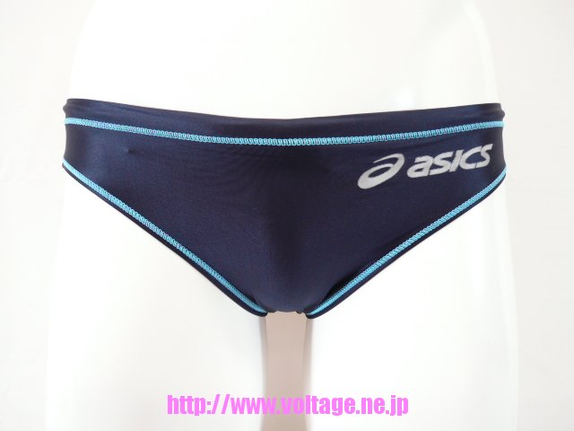 asics SPLASHER AMA417 競泳水着 Vパンツ 競パン 紺 M アシックス 男性